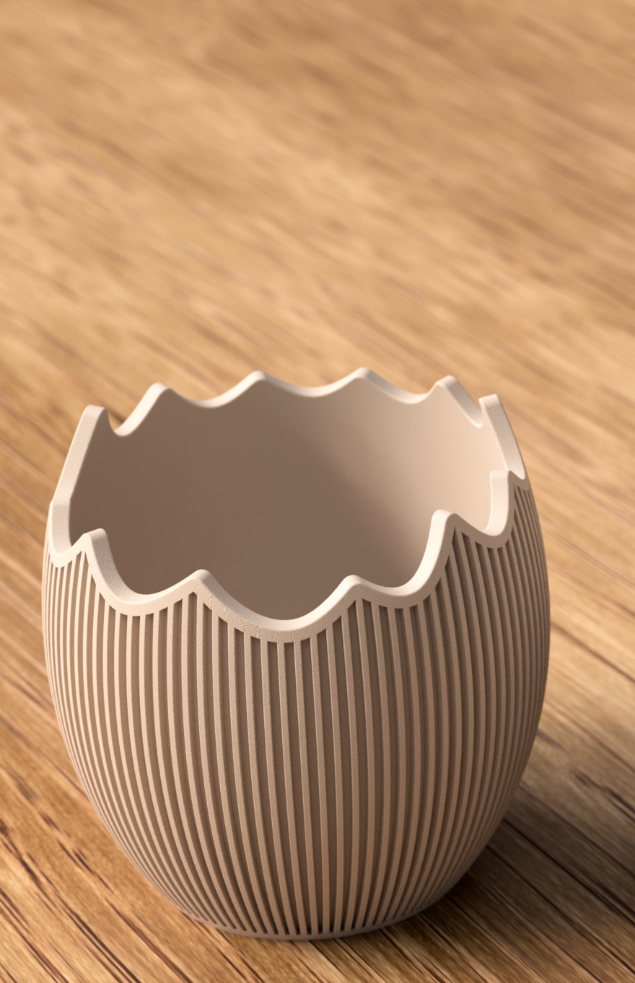 Paaseierschaal zonder oortjes